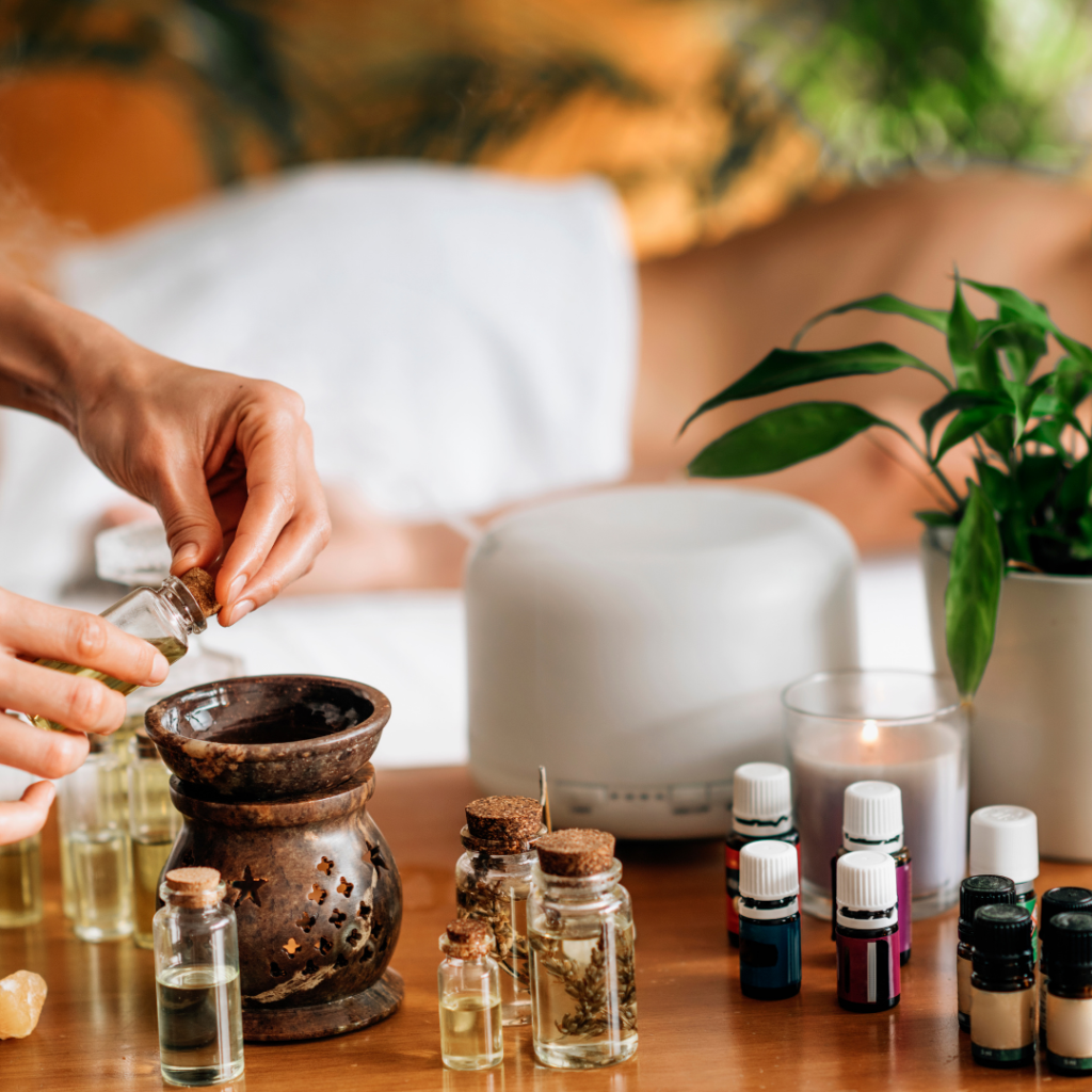 Aromatherapy massage combines traditional massage techniques with the use of essential oils. These oils are thought to enhance relaxation, mood, and overall well-being.